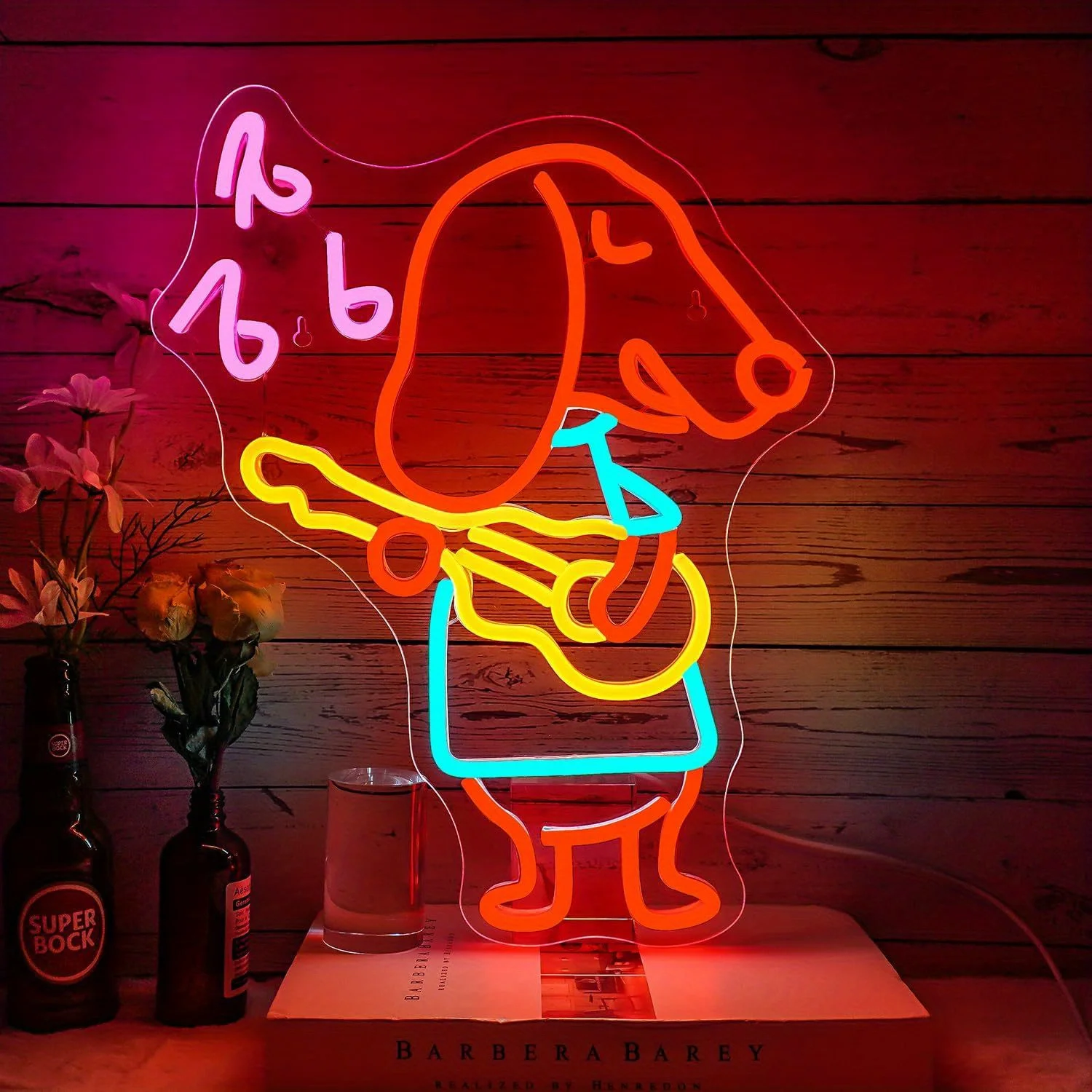 Kids Outdoor Gift Ideas - Letreiro Neon LED Dab Dog com