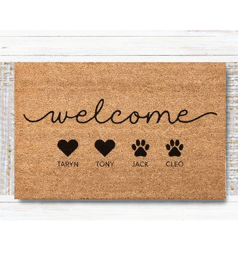 Kids Outdoor Gift Ideas - Tapete de entrada personalizado para a