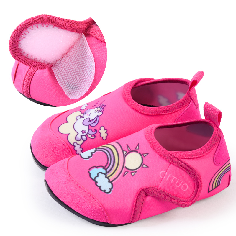 Kids Indoor Outdoor Slippers - Crianças meias internas sapatos meias de