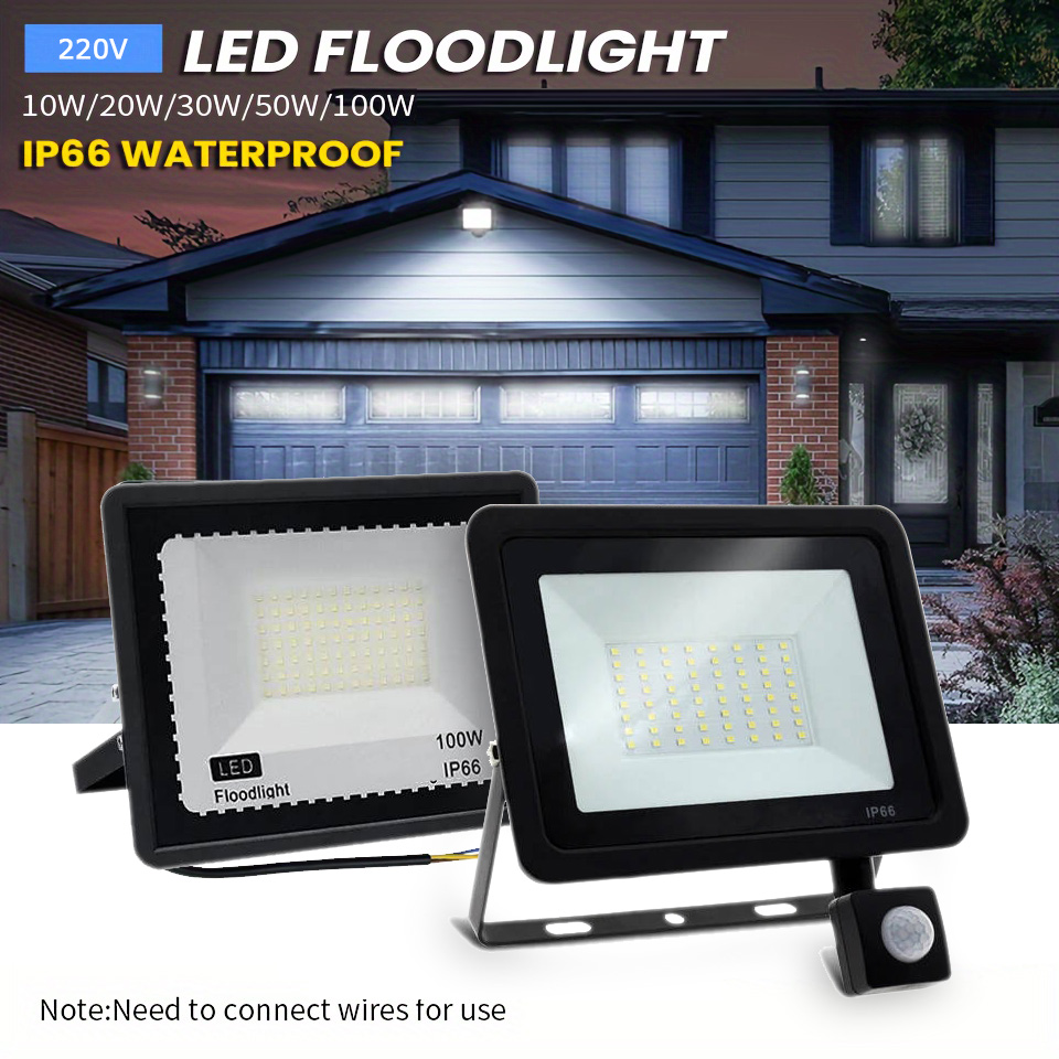 Balance Beam Outdoor - Holofote LED com Sensor de Movimento