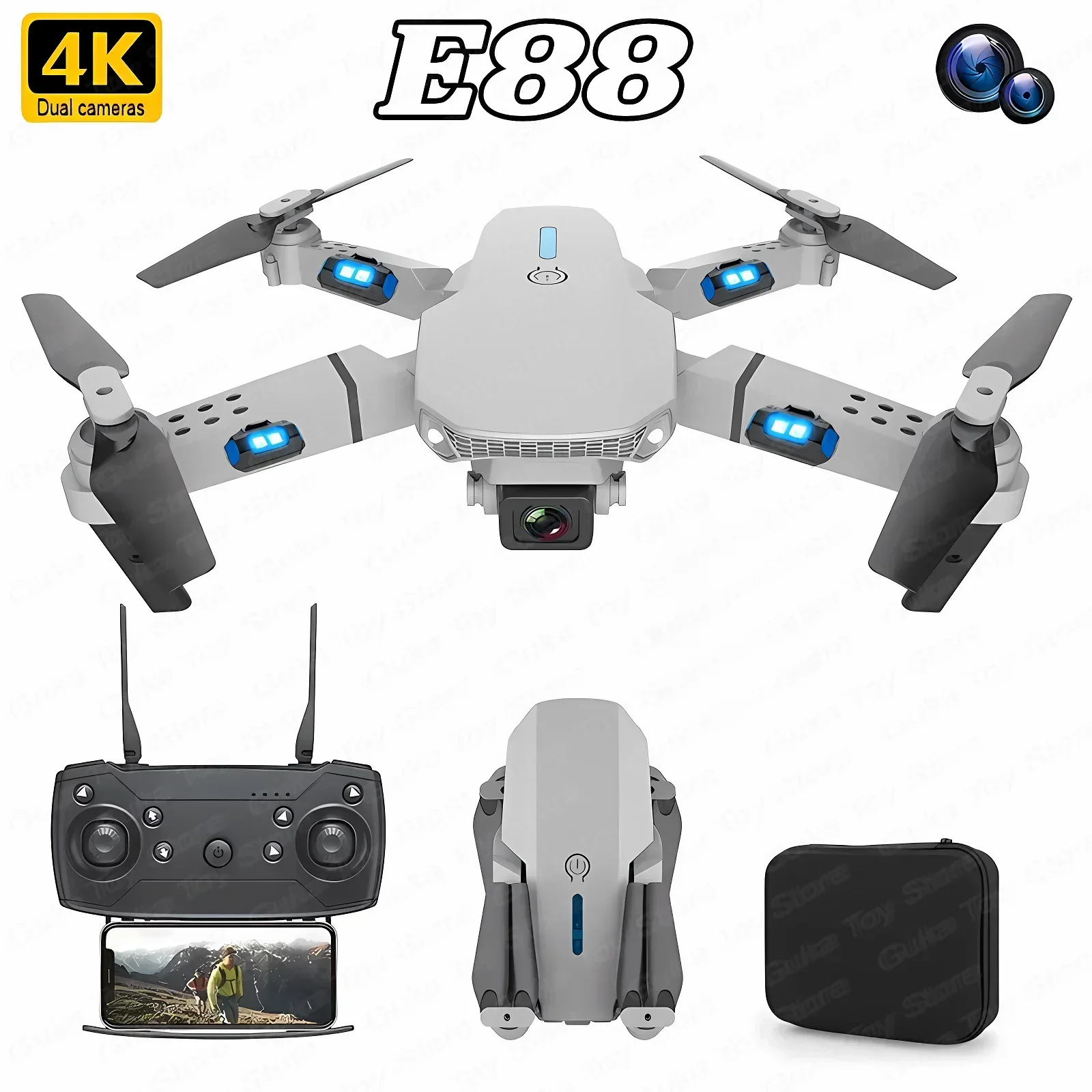 Kids Outdoor Toy Storage - E88 pro wifi fpv drone grande