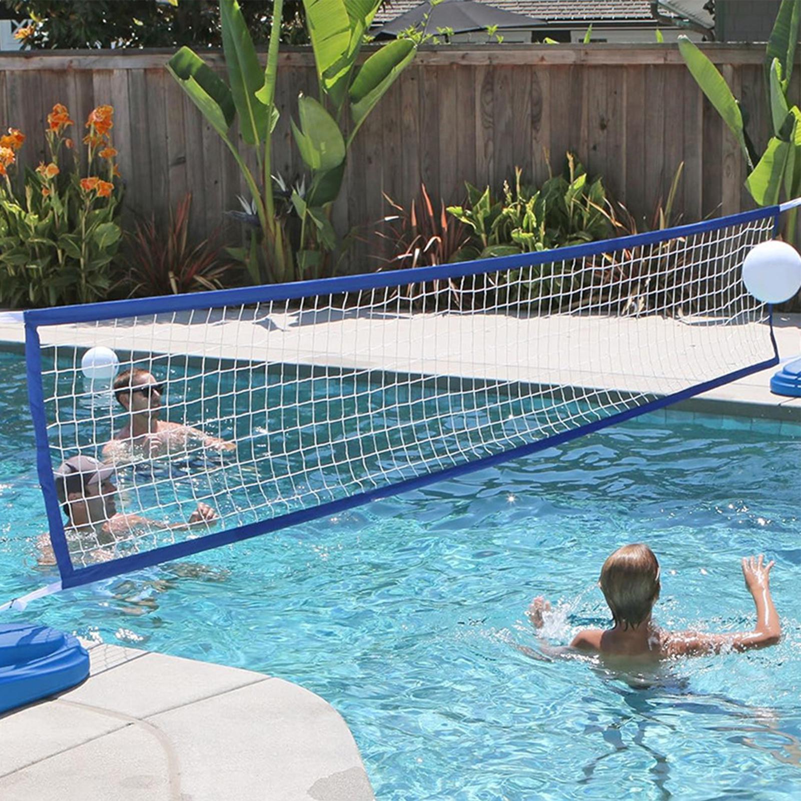 Kids Outdoor Volleyball Net - Rede de Vôlei Aquático para Piscina,