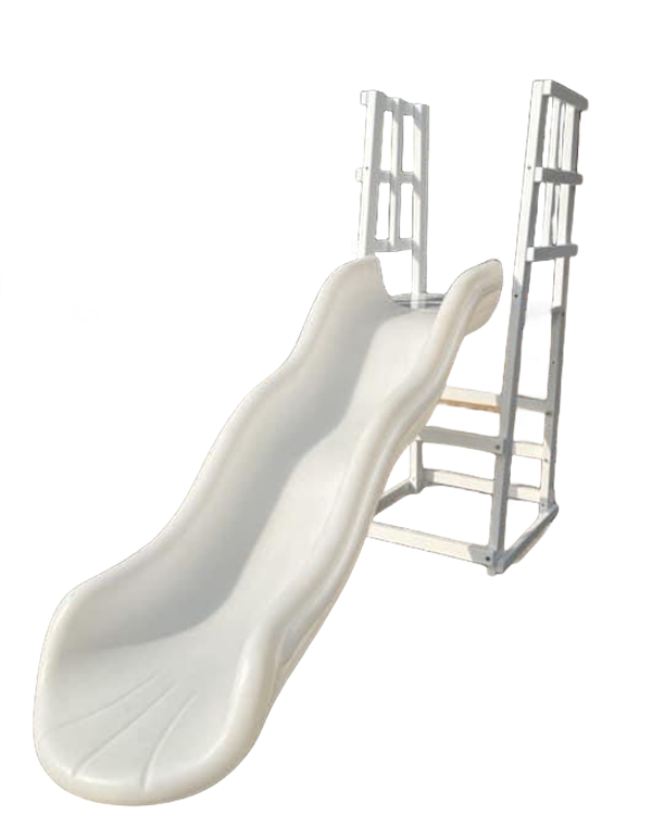 Kids Outdoor Furniture Set - Venda quente branco duplo slide interior