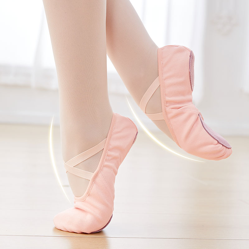 Kids Indoor Outdoor Slippers - Meninas mulheres sapatos de balé estiramento