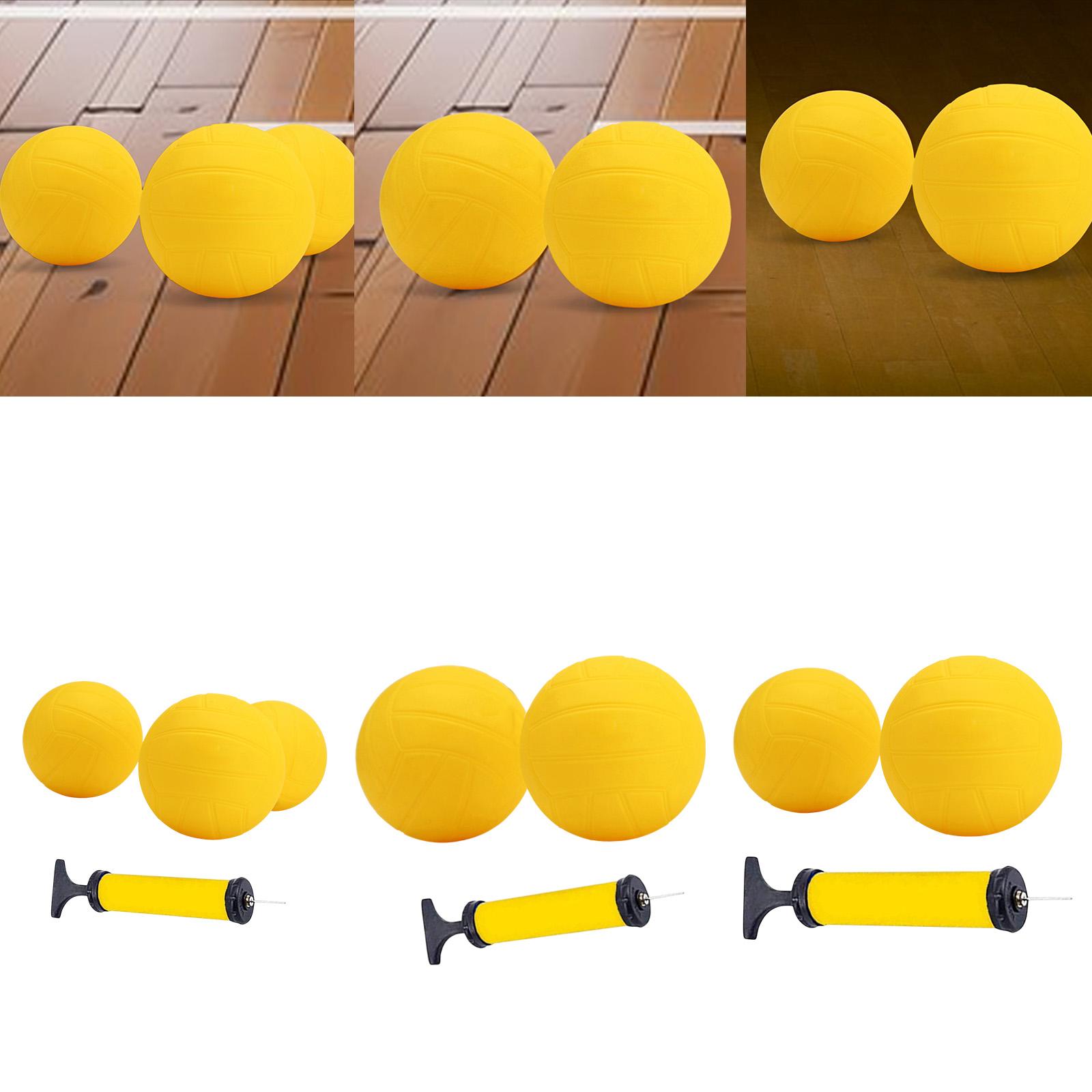 Kids Outdoor Volleyball Net - Mini Voleibol Inflável Amarelo de PVC