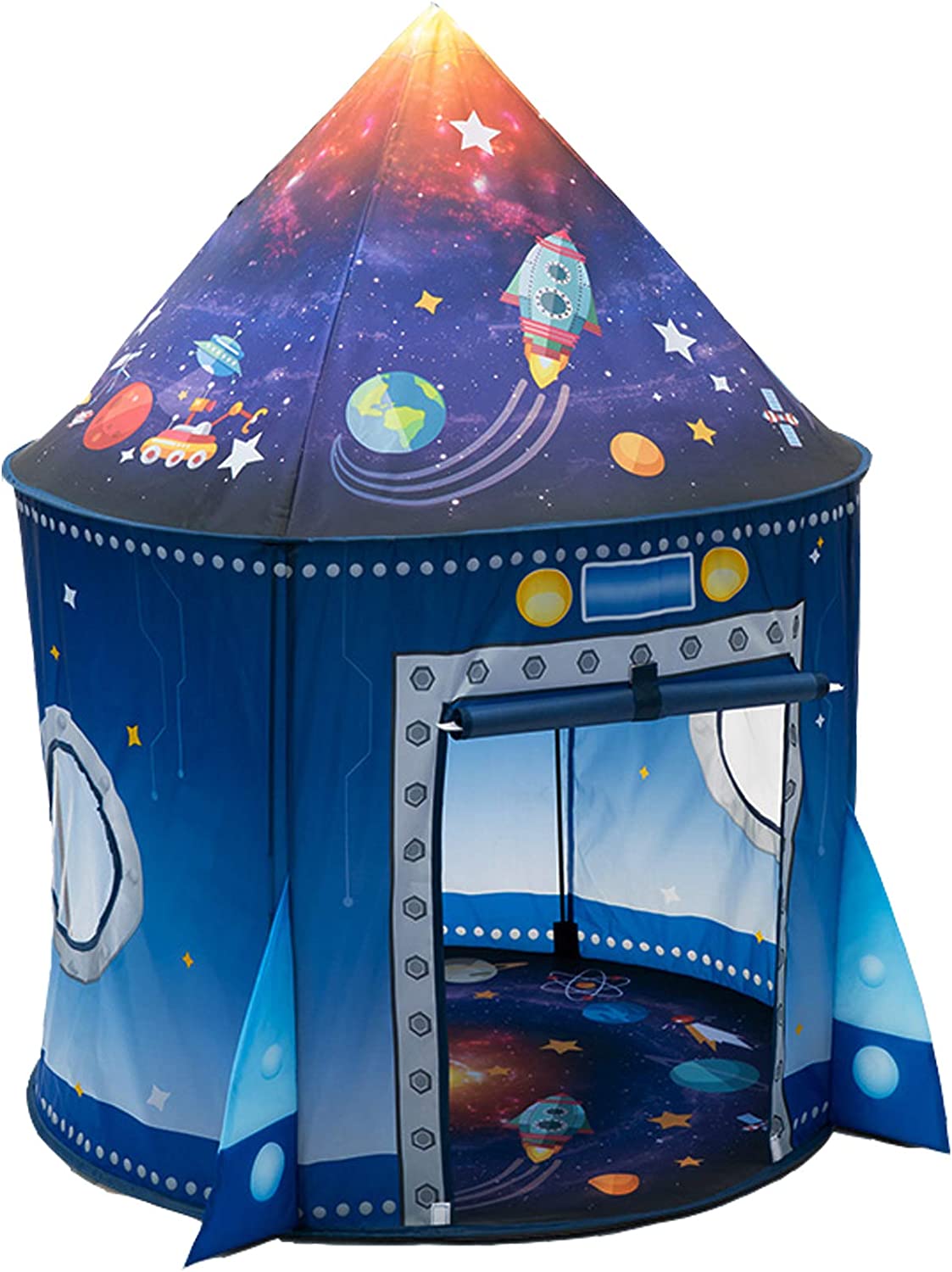 Kids Outdoor Play Table - Barraca infantil de navio foguete, tenda
