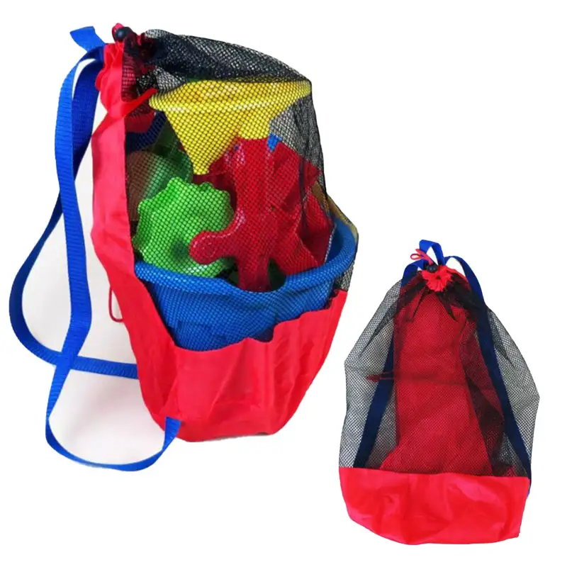 Kids Outdoor Toy Storage - Bolsa de praia dobrável, portátil, de
