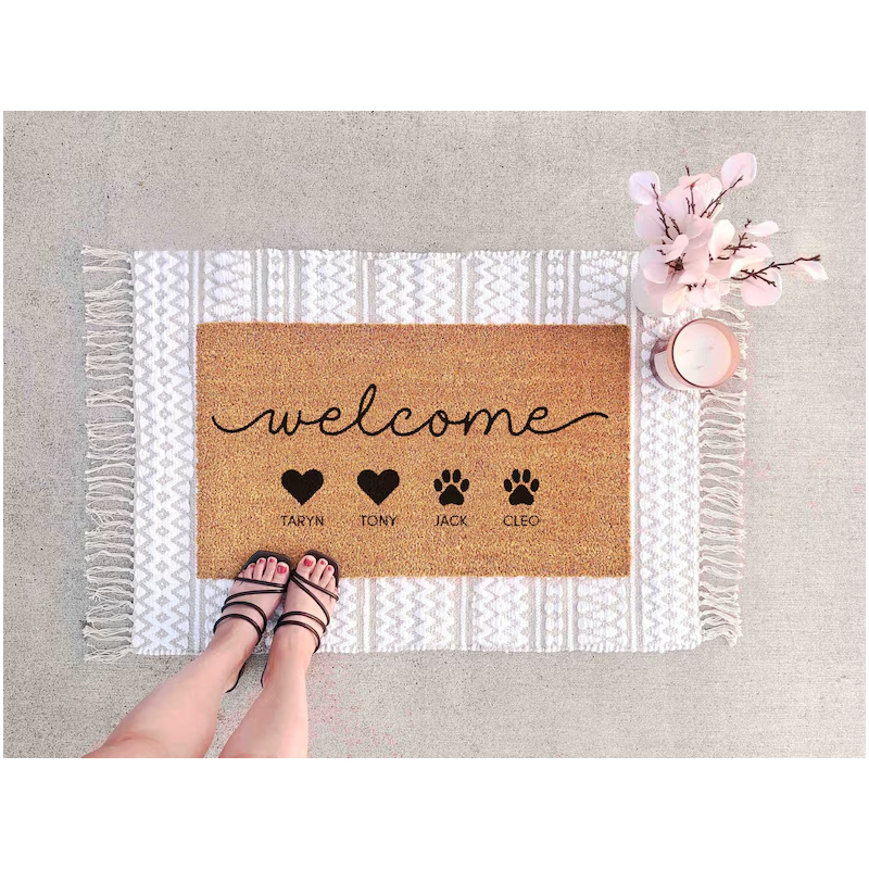 Tapete de entrada personalizad - Kids Outdoor Gift Ideas avaliação e preço
