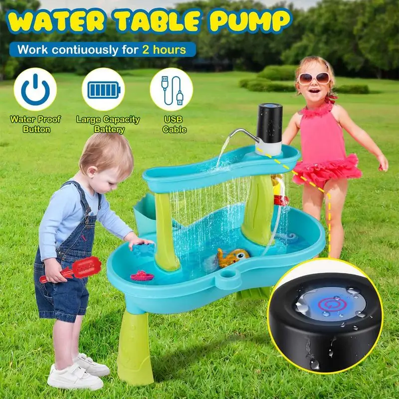 Bomba de Água para Crianças, D - Kids Outdoor Water Table avaliação e preço