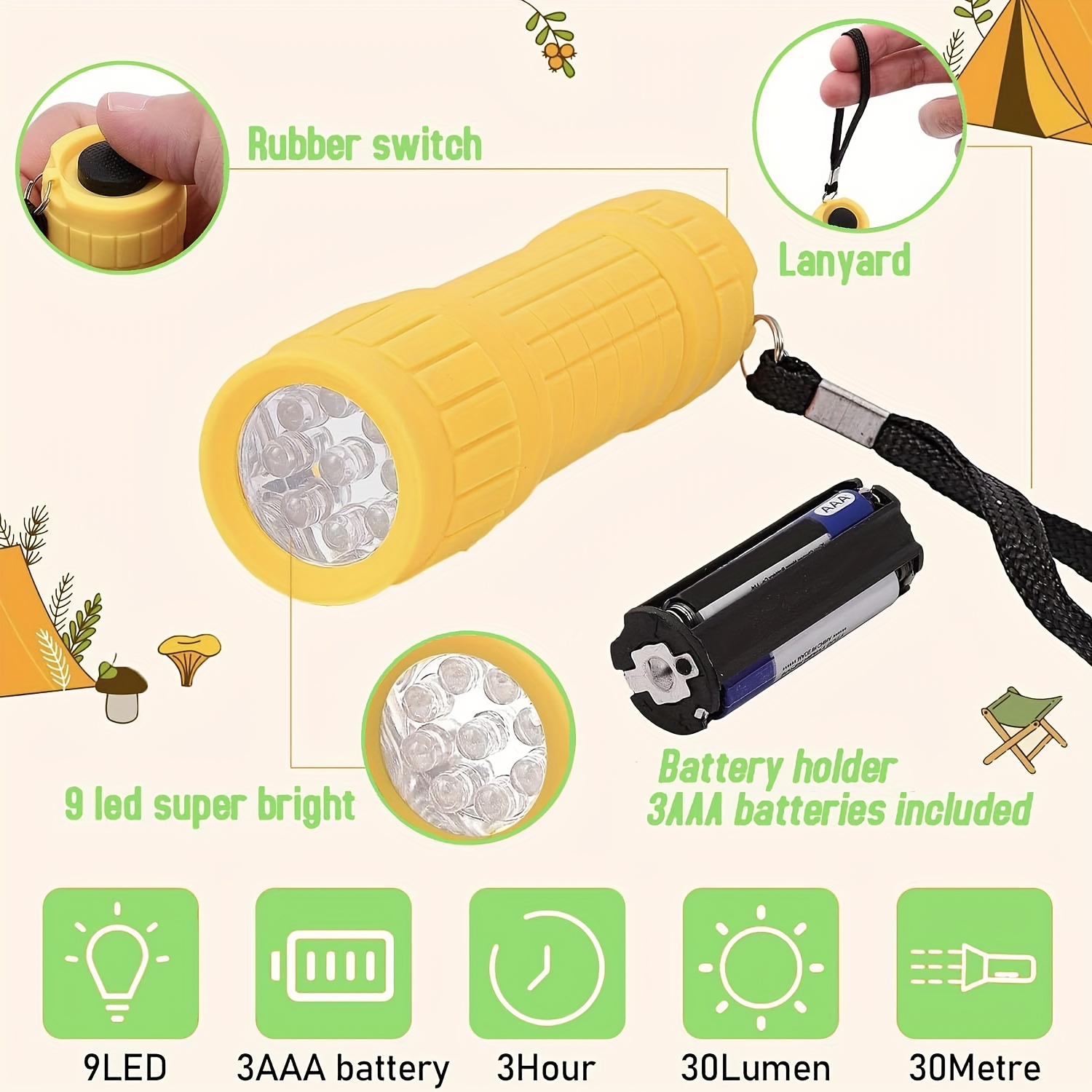 Mini lanterna portátil com nov - Children'S Outdoor avaliação e preço