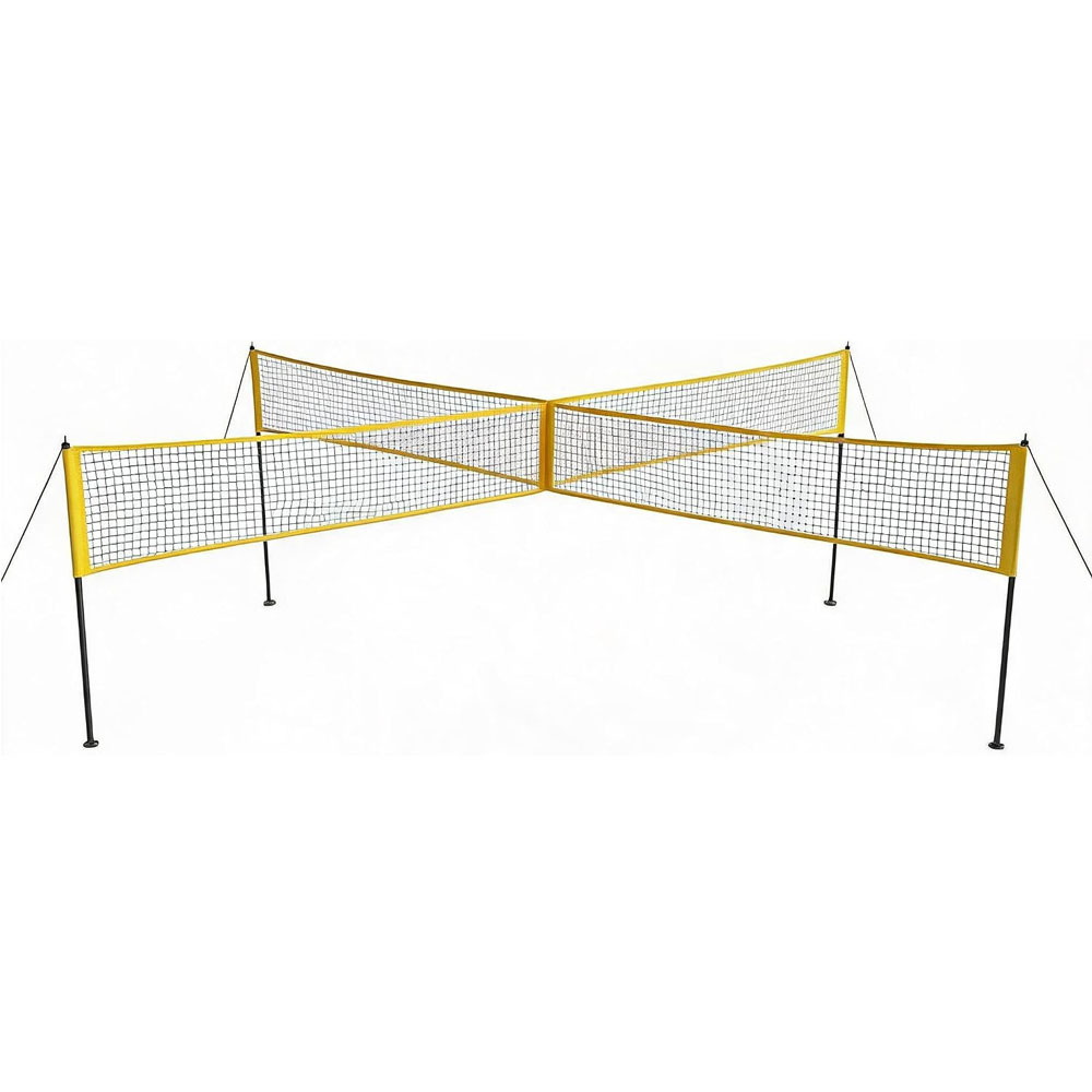 Conjunto de Rede de Vôlei de 4 - Kids Outdoor Volleyball Net avaliação e preço