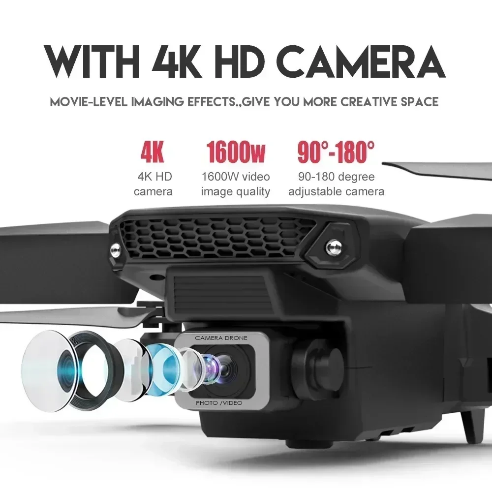 E88 pro wifi fpv drone grande  - Kids Outdoor Toy Storage avaliação e preço