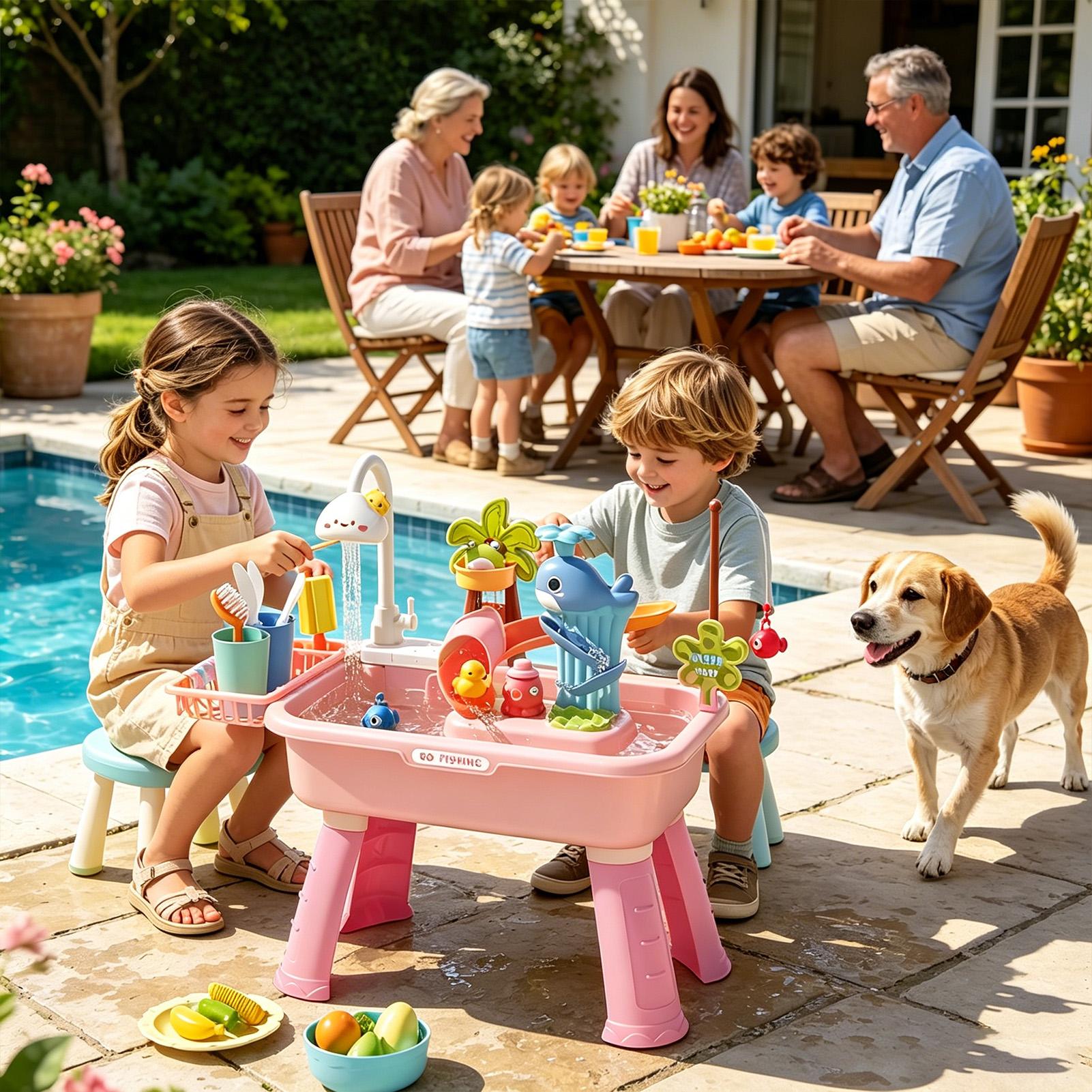 Mesa de Água para Crianças com - Kids Outdoor Water Table avaliação e preço