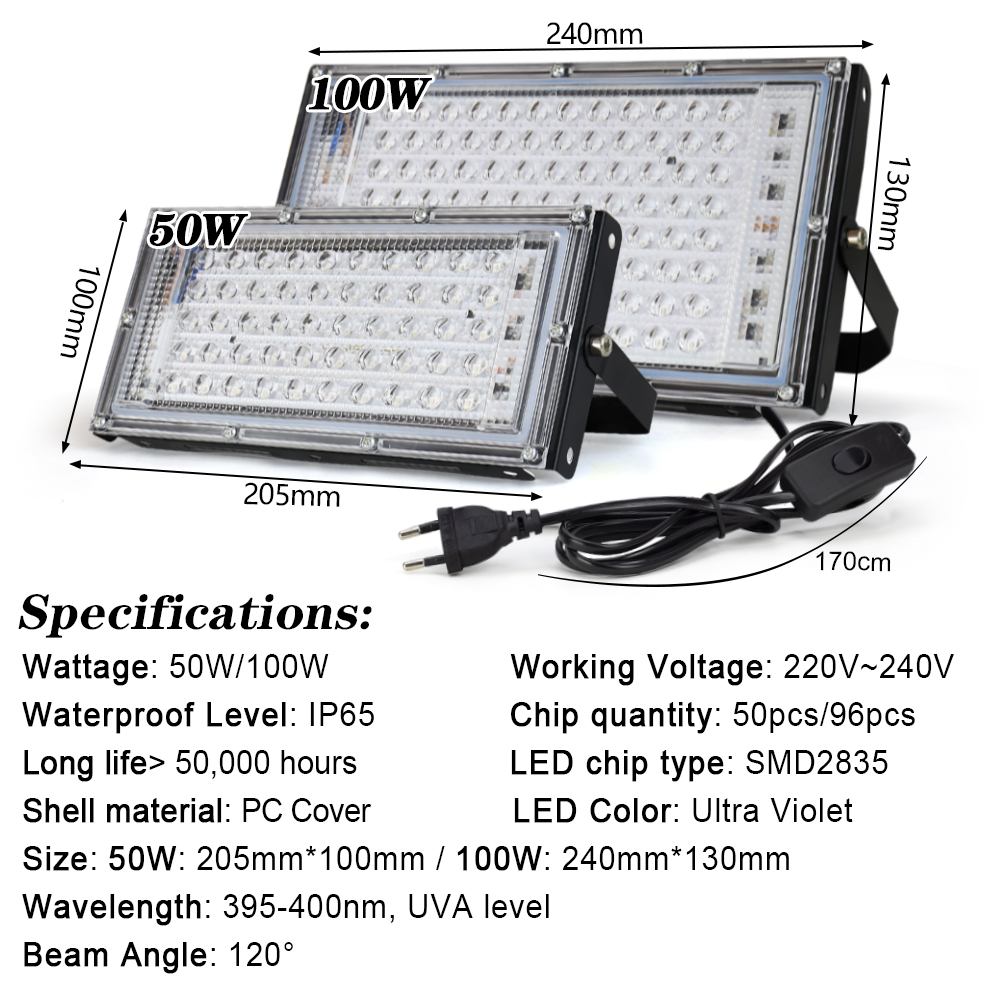 Luz de inundação led uv 50w 10 - Balance Beam Outdoor avaliação e preço