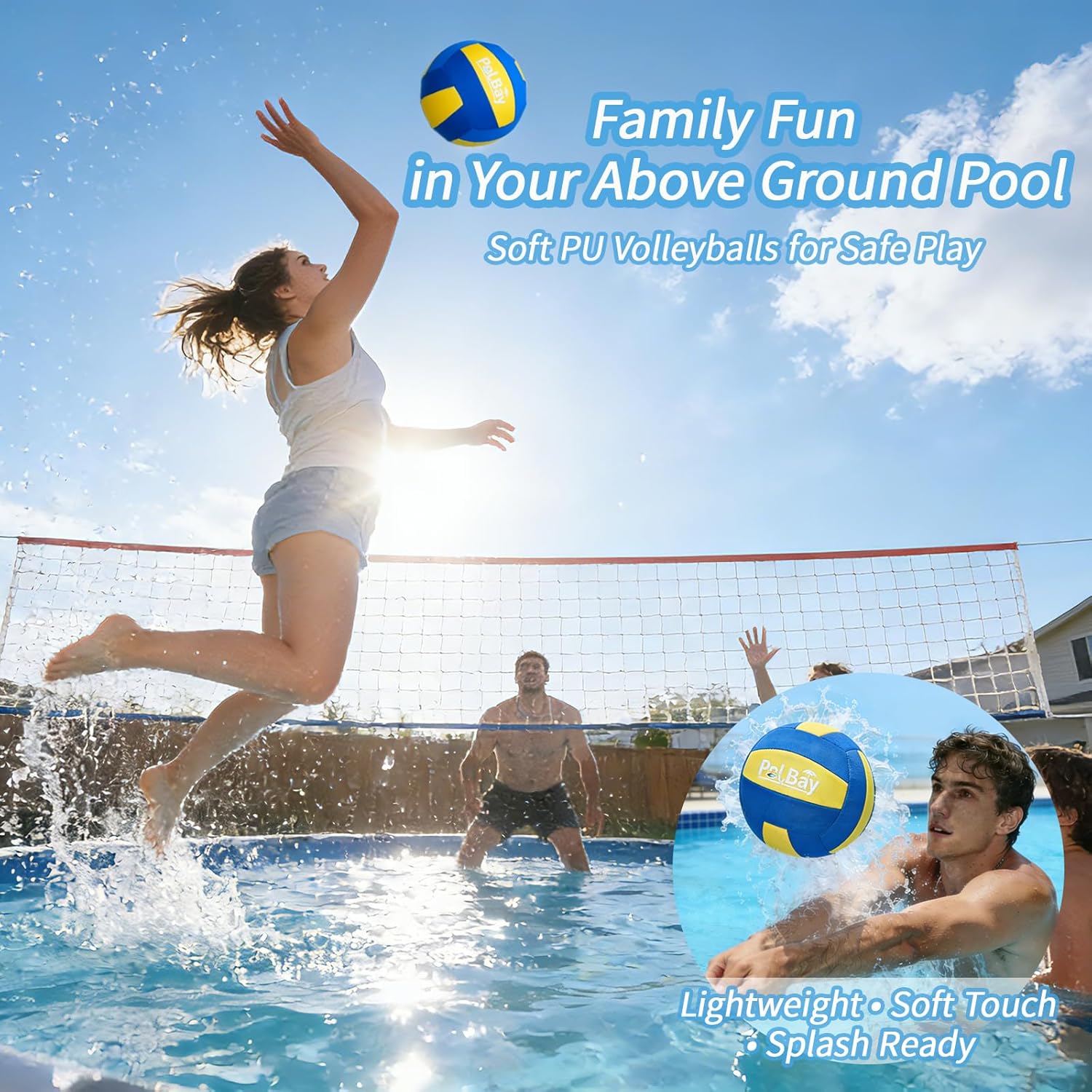 Rede de Vôlei Ajustável para P - Kids Outdoor Volleyball Net avaliação e preço