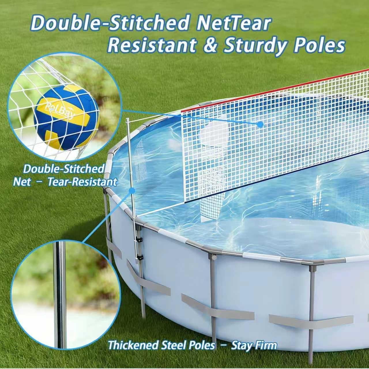 Rede de Vôlei Ajustável para P - Kids Outdoor Volleyball Net avaliação e preço