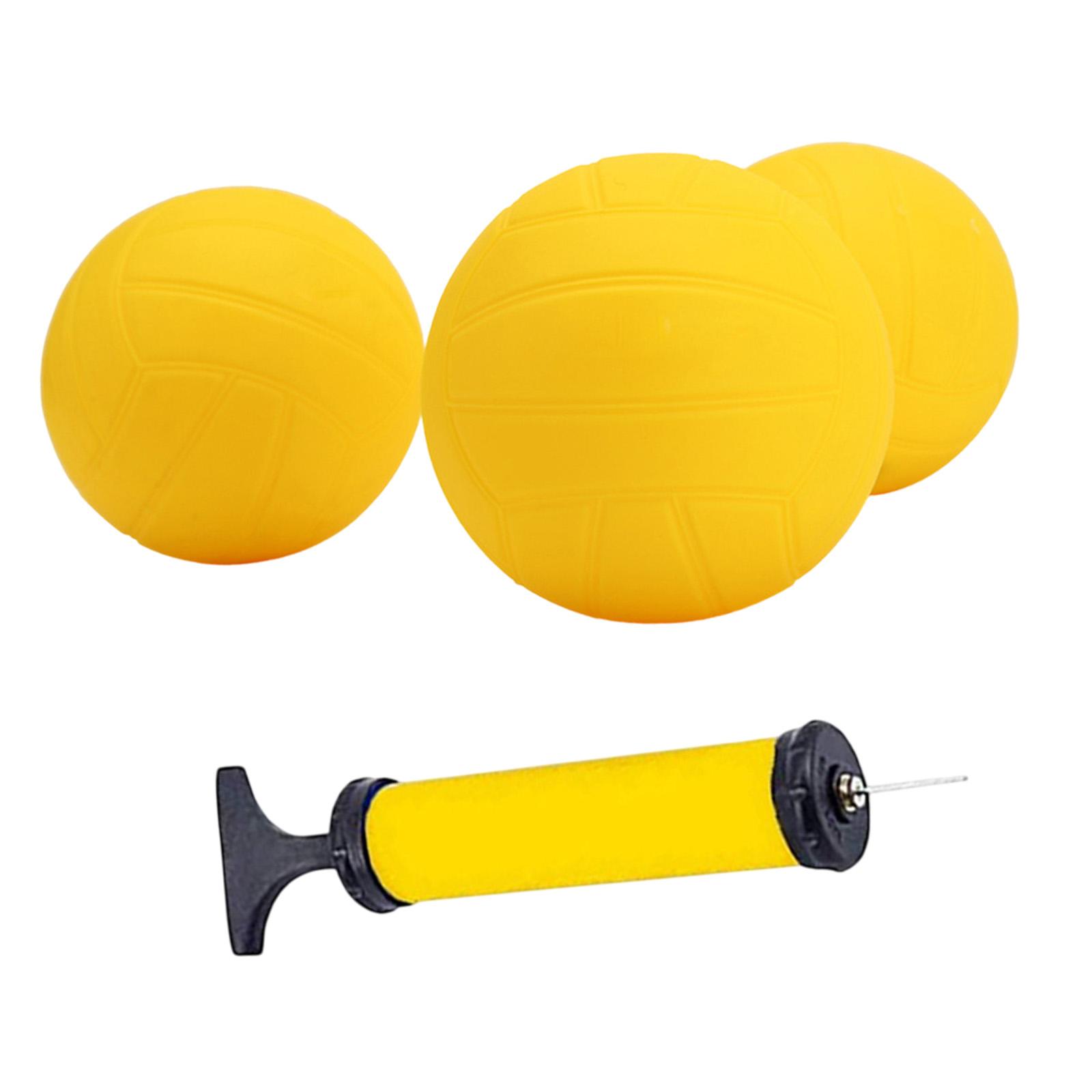 Mini Voleibol Inflável Amarelo - Kids Outdoor Volleyball Net avaliação e preço