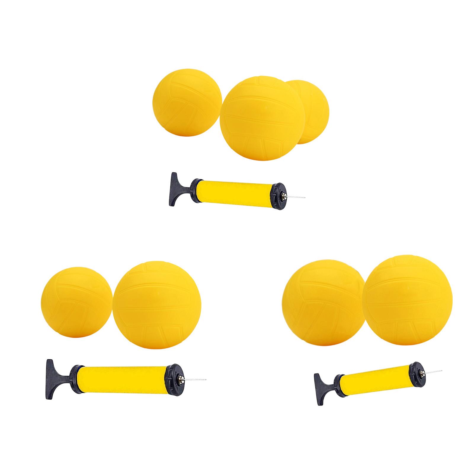 Mini Voleibol Inflável Amarelo - Kids Outdoor Volleyball Net avaliação e preço