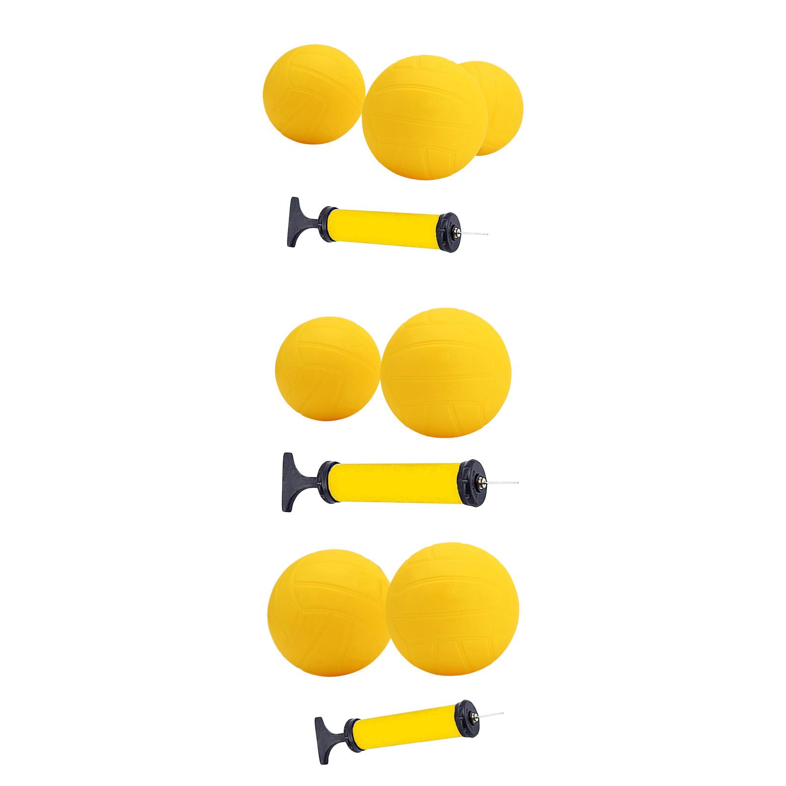Mini Voleibol Inflável Amarelo - Kids Outdoor Volleyball Net avaliação e preço