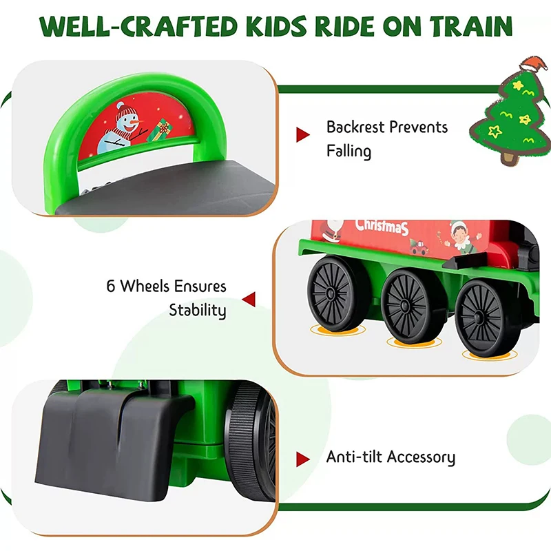 Passeio de natal na pista de t - Ride On Toy Car avaliação e preço