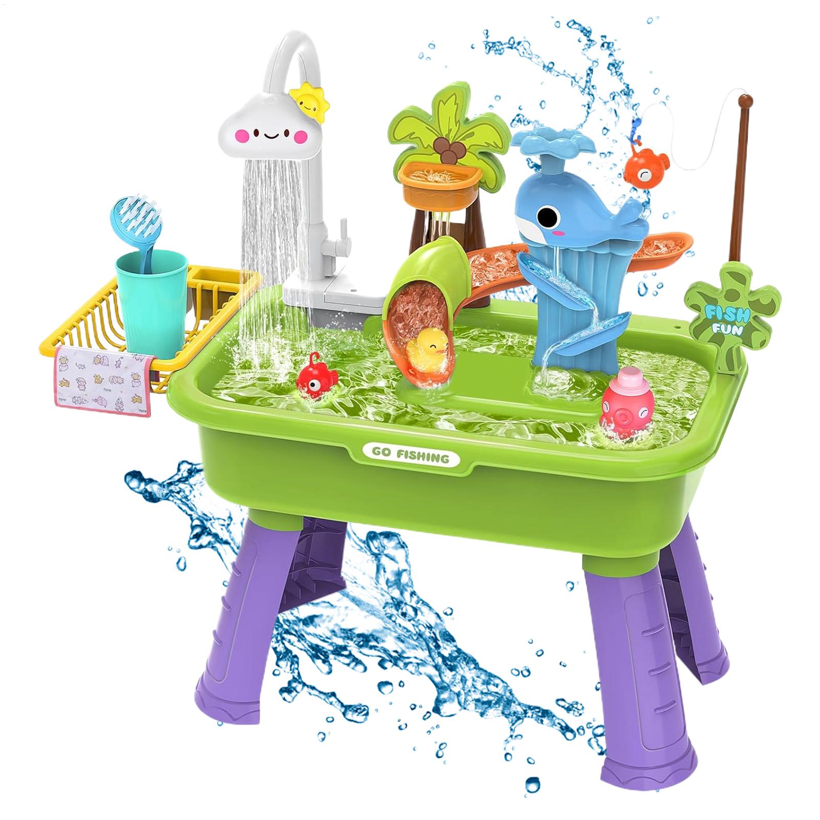 Pia Elétrica de Brincar para C - Kids Outdoor Water Table avaliação e preço