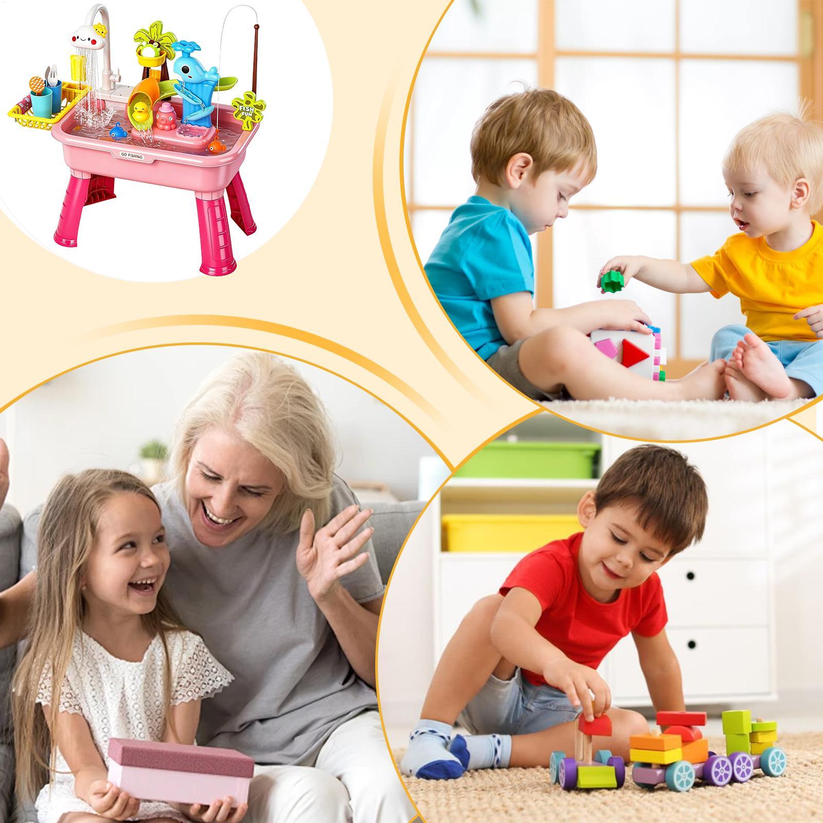 Pia Elétrica de Brincar para C - Kids Outdoor Water Table avaliação e preço